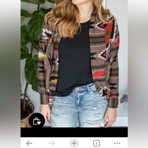 Aztec Cardigan/Shrug size Medium